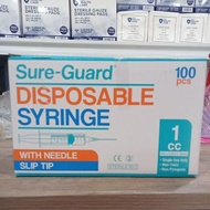 1cc Sure-Guard Disposable Syringe