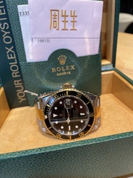 Rolex 16613LN YG/SS Submariner Black Dial