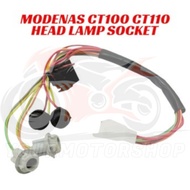 Modenas CT110 CT 110 CT100 CT 100  Head Lamp Socket Lampu Depan Soket CT110