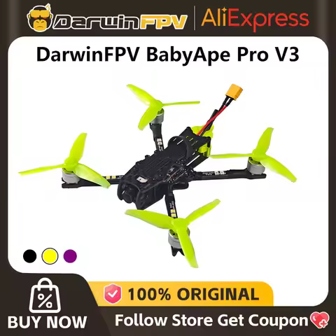 DarwinFPV Baby Ape Pro V3 FPV Drone Flight Control Quadcopters 3 Inch F4 OSD 15A AIO BLHeli_S Dshot6