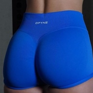 Dfyne Impact Shorts 4.5 Inch Low-Waist Seamless Yoga Shorts Scrunch Bum Gym Shorts Women Fitness Bik