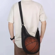 Volleyball Basketball Bag Drawstring Sports Sling Bag Training Mesh Bag Athlete's Equipment Storage