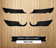 TOYOTA HILUX 2018-2024 - Bộ decal dán chống xước tapli 4 cửa xe HILUX 2018-2023