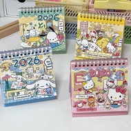 Cartoon Character Calendar 2026 Multiple Styles Cartoon ins High-value Desk Calendar Ornaments Graff