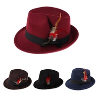 [Kesoto] Men's Women' Felt Fedora Hat