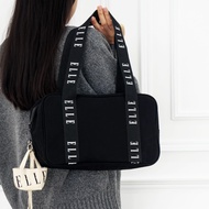 ELLE BOWLING BAG กระเป๋าสะพาย ผ้า Canvas Cotton 100% มีให้เลือก 2 สี รุ่น EWG005525