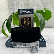 Awang Plain Black Cap|Plain cap|Black Cap|School cap|Santri cap