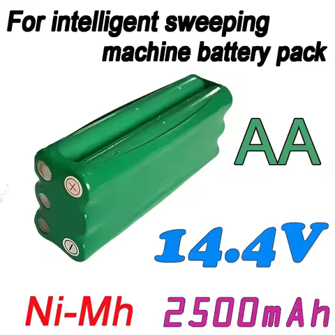 14.4v Ni-MH Rechargeable AA 2500mah Battery Pack For Papago S30C Intelligent Sweeping Robot VONE T28