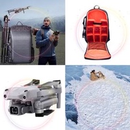 DJI Air2S Combo backpack 航拍機專業單鏡相機背包 空拍機 無人機 防水防震舒適雙肩包 可以放筆記本電腦和其他配件可放其他航拍機  （想睇實貨歡迎嚟美孚參觀選購）（灰色內袋型格橙