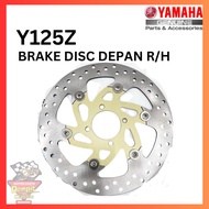 REMPIT Y125Z BRAKE DISK DEPAN R/H 100% ORIGINAL YAMAHA HLY BRAKE DISC FRONT R/H Y125Z 5XK-F582U-00