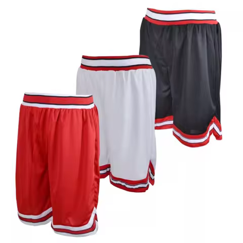 Anime Shohoku Uniform ANZAI Akagi KOGURE MIYAGI SAKURAGI RUKAWA MITSUI Basketball Shorts Red White B