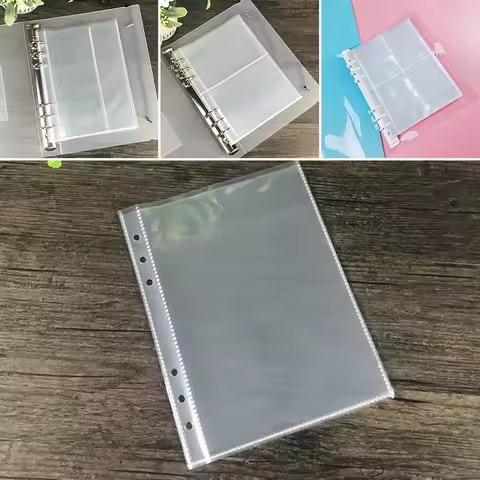 10 Pcs Binder Sleeves 1P 2P 4P Photo Album Binder Refill Inner Cards Photocard Refill Bags Pockets F