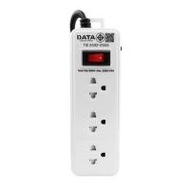 รางปลั๊กไฟ 3 ช่อง 1 สวิตซ์ DATA PP316 3 เมตร สีขาว (1241704)