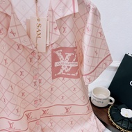 g Set pijama mặc nhà SAM chất lụa luxury mềm mượt siêu thoáng mát kiểu dáng áo cộc quần dài sang chả