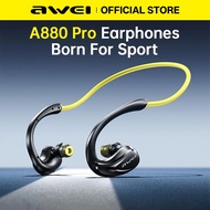 Awei A880 PRO Earphone Bluetooth Neckband Sport In-Ear Earbuds IPX4 Waterproof Super Bass with Mic
