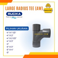 Tee Y 90 Degree Rucika Tee Y (AW) PVC Fitting Connection 4" to 5"