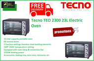 Tecno TEO 2300 23L Electric Oven / FREE EXPRESS DELIVERY