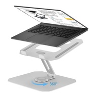 [Pepper Jobs] Swivel Adjustable Laptop Stand 360° Rotating of Alunum for Laptops | Desk Ergonoc Comp