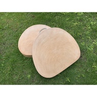 Pahang Round Tembusu Wood Chopping Board Wooden Cutting Board / Papan Pemotong Kayu Tembusu / Dagan 