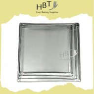 SQUARE CAKE PAN 1 INCH SIZE (8X8,9X9).