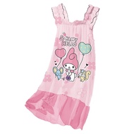 HYS Baju Tidur Kanak-Kanak Piyama Sanrio Kuromi Piyama wanita Set Piyama Musim Panas Piyama Nipis un