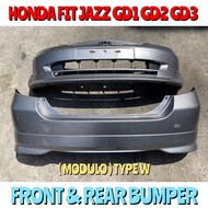 Honda Fit Jazz GD1 GD2 GD3 Front Bumper & Rear Bumper With Lips ( Modulo ) ( Type W ) / Bumper Depan