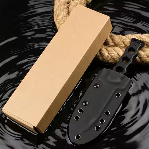 2026 Eickhorn Solingen S.E.K. II Durable Fixed Blade Straight Knife, DC53 Steel, Textured Handle, Al