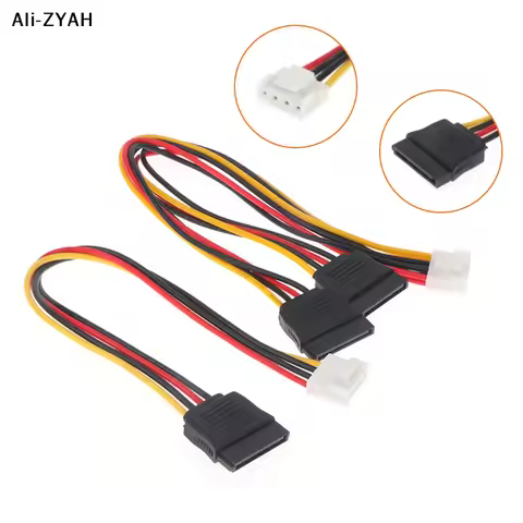 CCA4-4Pin To SATA Power Cable For Hikvision DAHUA Mini VCR IP Camera CCTV Hard Disk Power One To One