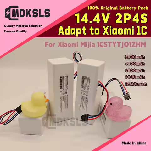 2026 New 14.4V 12800mah P1904-4S2P-MM Battery pack For Xiaomi Mijia 1C STYTJ01ZHM Robot Vacuum Mop C