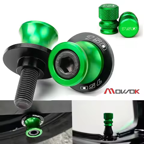 For Kawasaki Z750 Z 750 Z750S Z750R Motorcycle Accessories M10 Stand Screws Swing arm Bolts Swingarm