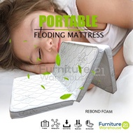 Folding Mattress Single / Foldable Mattress / 3 Fold Mattress / Tilam Lipat Bujang / Tilam Bujang