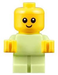 LEGO樂高 城市 60202 bb 小嬰兒 迷妳人仔 cty918 獨佔 黃綠色
