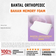 Slow Rebound Memory Foam Orthopedic Pillow | White
