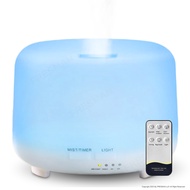 300ml MUJI Style Ultrasonic Cool Mist Aroma Diffuser With Remote Control For Essential Oil Aromatherapy With Water Sensor Auto Shut-Off 4 Mist Mode LED Night Light