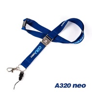 Premium A320neo Lanyard Employee Card Strap A320 Neo Pattern Suitable For Pilots Or Flight Fans.