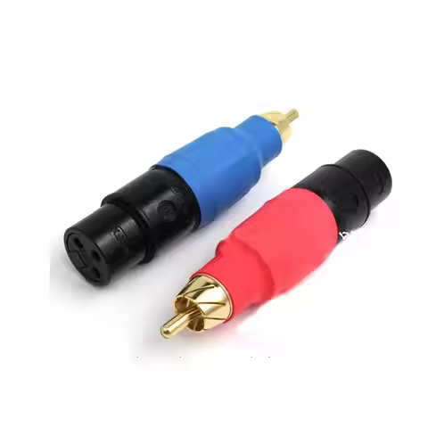 Colleimage Hifi 4x Neutrik XLR Plug to RCA plug XLR Male And Female Pair RCA male Balanced Audio Con