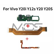 For Vivo Y20i Y12s Y20 Y20s Main Board Motherboard Flex Cable + USB Charging Board Replacement Parts
