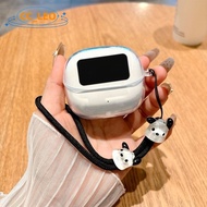 Case for UGREEN EchoBuds Magic Cute Lanyard Pendant Clear Soft Case TPU Protective Cover Suitable fo
