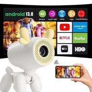 【100% ของแท้ 】iSinbox โปรเจคเตอร์ A8 Mini Projector 15000Lumens แอนดรอยด์ 13 โปรเจคเตอร บลูทูธ 5.0 W