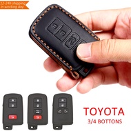 ♡HanBan Leather Car Key Case Cover Key Bag for Toyota Camry Rav4 Sienta Alphard Voxy Noah Esquire Ha