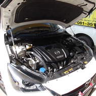 🔥โช้คฝากระโปรง หน้า Mazda 2 sky activ 2015-2024 มาสด้า 2 สกายแอคทีฟ  ติดตั้งเองได้ คู่มือในกล่อง ไม่