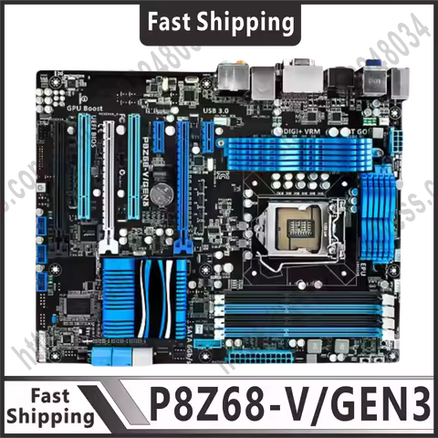 LGA 1155 motherboard P8Z68-V/GEN3 motherboard LGA 1155 DDR3 Z68 PCI-E 3.0 SATA III USB3.0 Core i3 i5