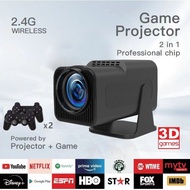 Game Version HY320 Game Console Projector with Handle F600 Projector H713 4K Barrel