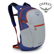 【Osprey 美國】Daylite Plus 20 多功能後背包 銀灰/藍莓｜日常/旅行/運動/健行背包 15吋筆電背包