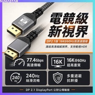 DP Wire 2.1 Aluminum Alloy Braided Wire 16K (2K/240Hz 4K/144hz) Suitable for OLED Gaming Screen High