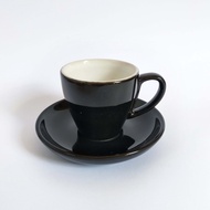 Satu Set Cangkir Lepek Mini Warna Warni Kapasitas 100ml Espresso Cup Pelengkap Perabot Cafe - CS100