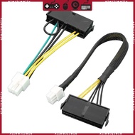 STA 18AWG Wire-gauge ATX Power Supply Cable Wire 24Pin to 6P for 6Pin Mainboard