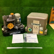 HITACHI ปั๊มอัตโนมัติ รุ่น WM-P200XX 200วัตต์ 220V ท่อดูด-ออก 1" ระยะดูด 8เมตร ระยะส่ง 14เมตร แบบถัง