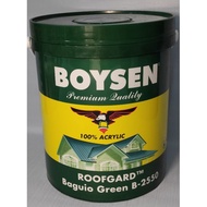 ❡Boysen Roofguard - 16 Liters - 1 Pail - Roofgard - Acrylic Water Based Gloss Galvanized Iron