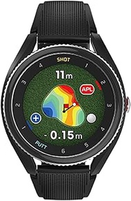 Voice Caddie T9 Smart Golf Watch with GPS | Golf Swing Analyzer with Slope Calculation &amp; Course Preview | Ideal Golf Gift for Men &amp; Women (Black)